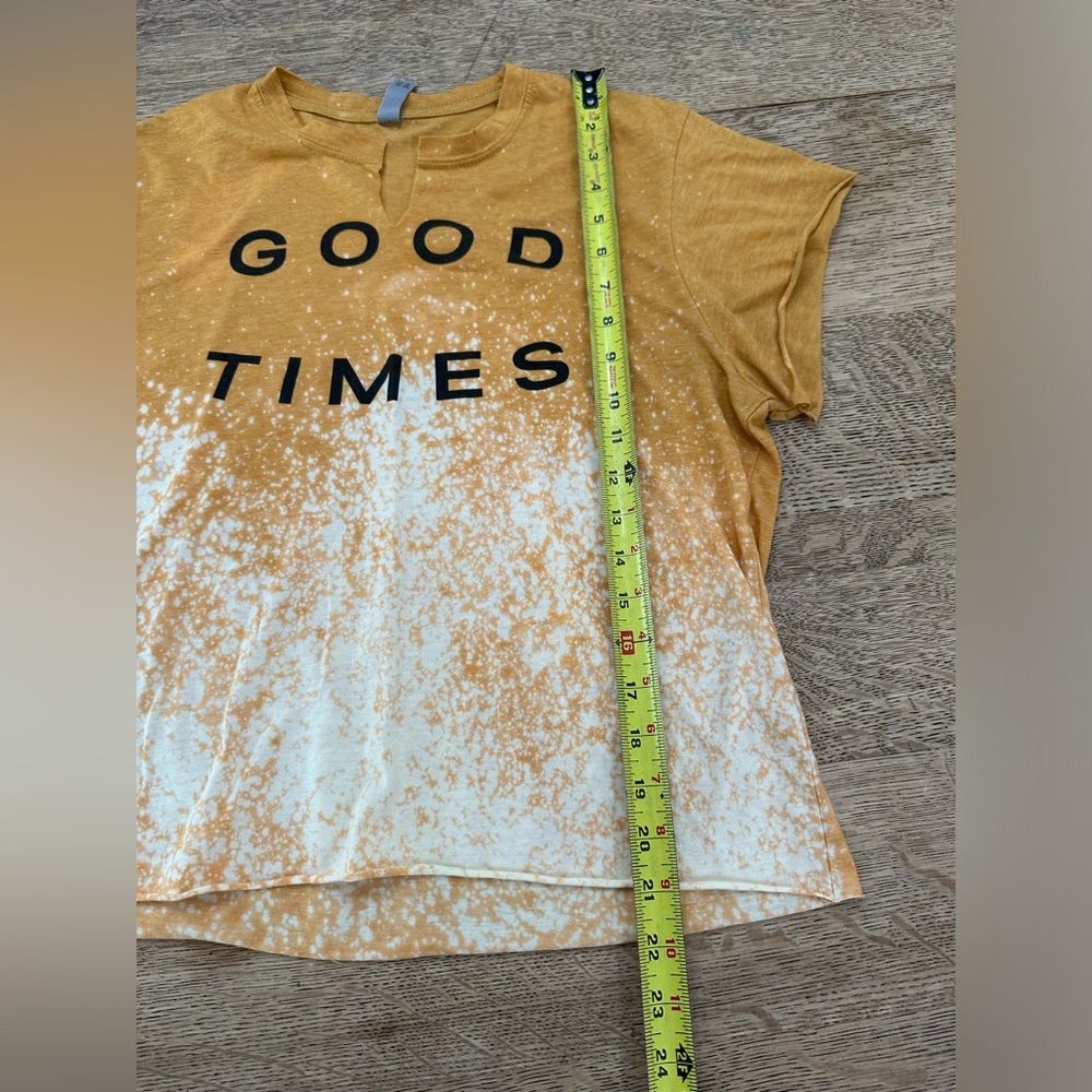 GOOD TIMES Next Level Bleached Deconstructed Tee T Shirt Short Sleeve medium - Picture 9 of 12